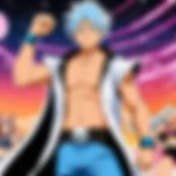 Rave Master anime poster featuring main characters