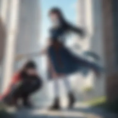 Pivotal Character Interactions in Narrative Development Key characters interacting during a pivotal moment
