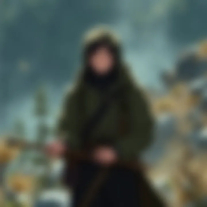 Participants engaging in survival training outdoors