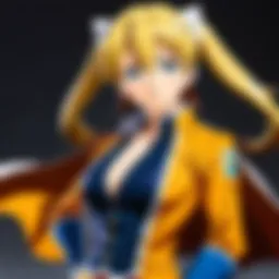 A detailed view of RightStufAnime's website interface showcasing product categories.
