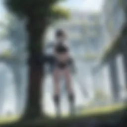 Visual representation of the Spriggan anime's stunning landscapes
