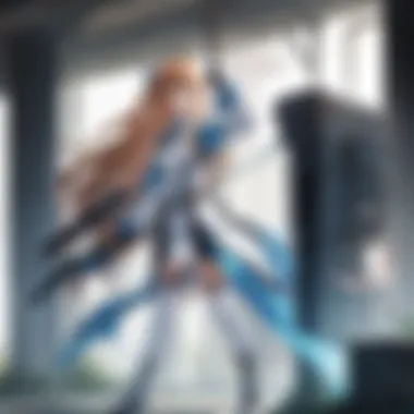 Asuna: The Strong Female Protagonist Asuna wielding her sword in battle