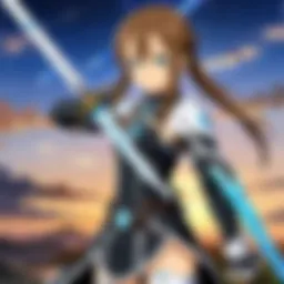 Sword Art Online logo with game elements