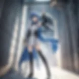 A striking visual of the main protagonist in a dramatic pose, embodying the essence of the Sword Art Online universe.