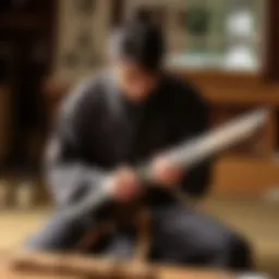 Traditional tools used in Japanese craftsmanship