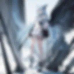 An illustration depicting the conflict central to the webtoon narrative