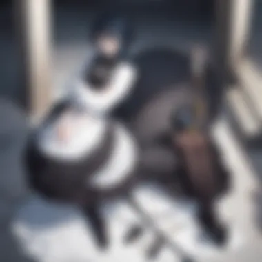 Character Dynamics in The Case Study of Vanitas Scene showcasing character dynamics