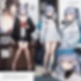 A timeline depicting the evolution of manga from its origins to modern times