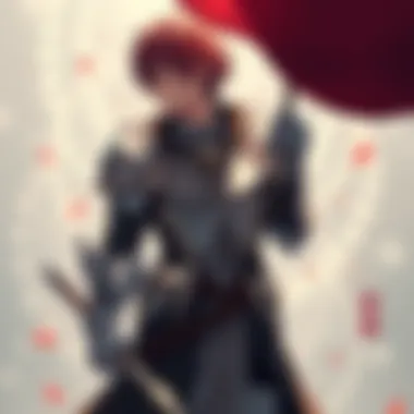 Reflection of a Manga Character A character from a manga, reflecting on their past failures and aspirations, symbolizing personal struggle and growth.