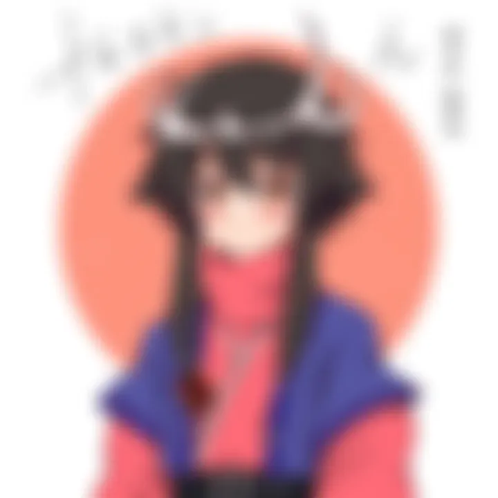 Hazuki's Unique Character Design A captivating illustration of Hazuki showcasing her character design and personality traits.