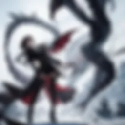 A dark and brooding landscape symbolizing the complexity of the narrative