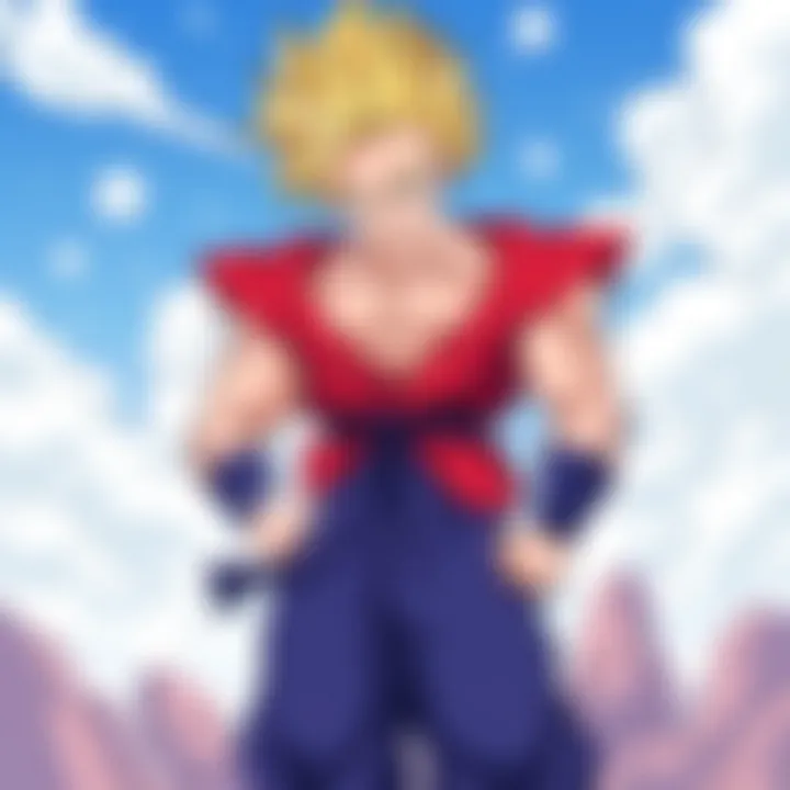 The early sketches of Dragon Ball characters