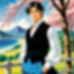 A captivating cover of a classic romantic manga series