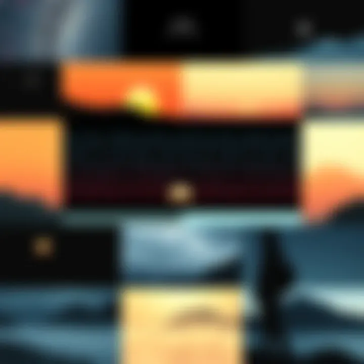 Collage of Hisaishi's Film Collaborations A collage showcasing Hisaishi's film collaborations