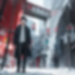 The narrative complexity of The Outcast anime illustrated through key scenes.