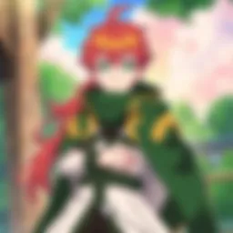 Voice actor performing in a studio