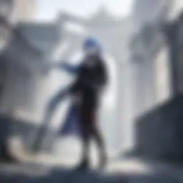 The essence of a blade captured in a mystical aura