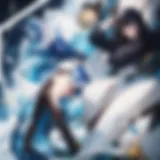 Illustration depicting the concept of tougen in anime