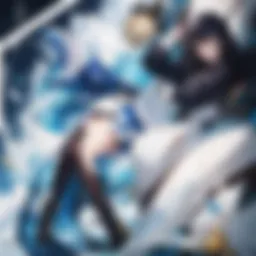 Illustration depicting the concept of tougen in anime