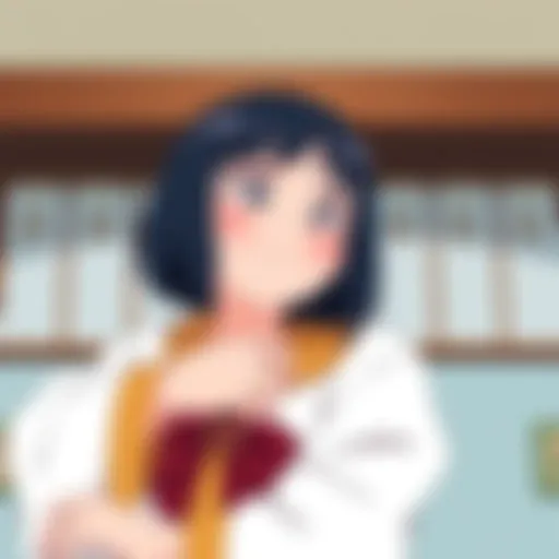 Vibrant Animation of Tsugu Tsugumomo A stunning scene showcasing the vibrant animation style of Tsugu Tsugumomo.