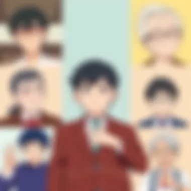 A collage of voice actors who contributed to the dub of Tsugu Tsugumomo.