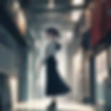 Pivotal Narrative Moment in Anime A scene depicting a pivotal narrative moment featuring a distinctive female figure.