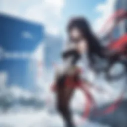 A vibrant scene from an upcoming anime film showcasing stunning animation