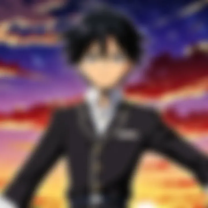 An intricate illustration highlighting the world-building elements of the UQ Holder universe