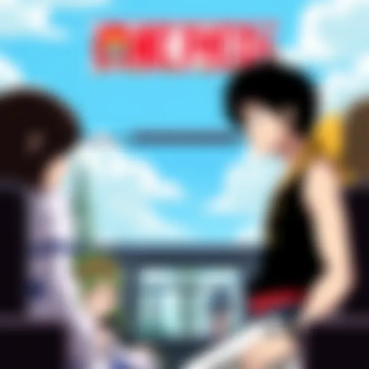 User interface of a popular anime streaming service