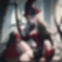 A mystical landscape from Vampire Hunter D showcasing the blend of horror and fantasy.