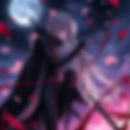 A captivating scene from Vampire Knight showcasing the gothic ambiance