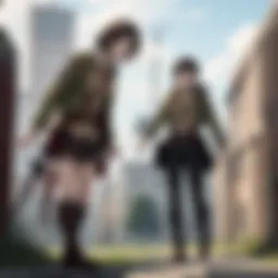 A collage of Attack on Titan OVAs on various streaming devices