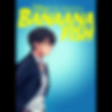 The DVD cover of Banana Fish displaying the main characters.