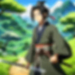 An engaging scene from Dororo featuring the main character
