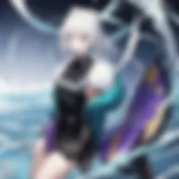 A captivating scene from the 1999 Hunter x Hunter anime, showcasing its unique art style.