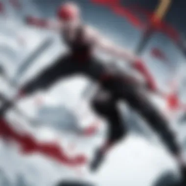 Dynamic Battle Scene from Jujutsu Kaisen A captivating scene from Jujutsu Kaisen showcasing a dynamic battle