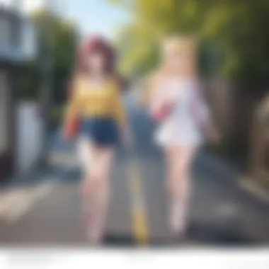 Everyday Charm and Iconic Scenes Iconic scenes showcasing the everyday life and charm of Non Non Biyori
