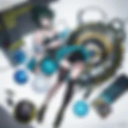 Artistic representation of World Spriggan Beyblade showcasing its intricate design features.