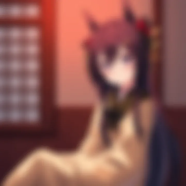 Visual Splendor of Animation A captivating scene from Yashahime Season Two highlighting the rich animation style.