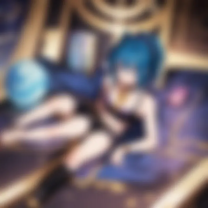 A collage of key characters from the Yu-Gi-Oh series, highlighting their unique traits and story arcs.