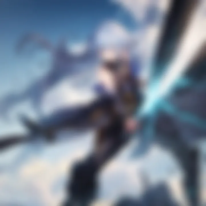 Zenitsu with his iconic lightning techniques